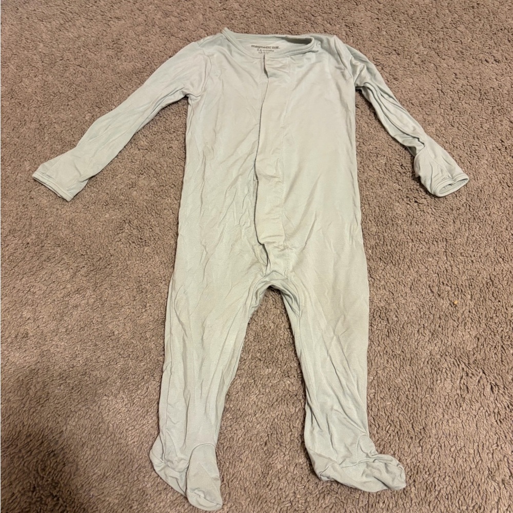 Magnetic Me light Green Footed One-Piece